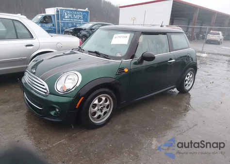 2012 Mini Cooper из США, поврежденный, VIN WMWSU3C55CT367904